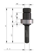 4932500982 - 8 mm shank for groove cutters