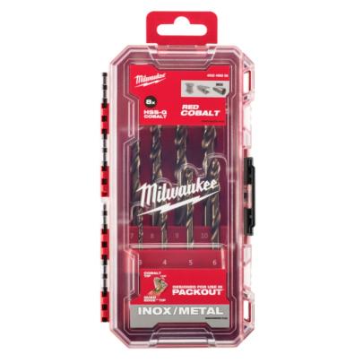 4932499256 - Zestaw wierteł do metalu HSS-G Red Cobalt, 3 - 10 mm (8 szt.)