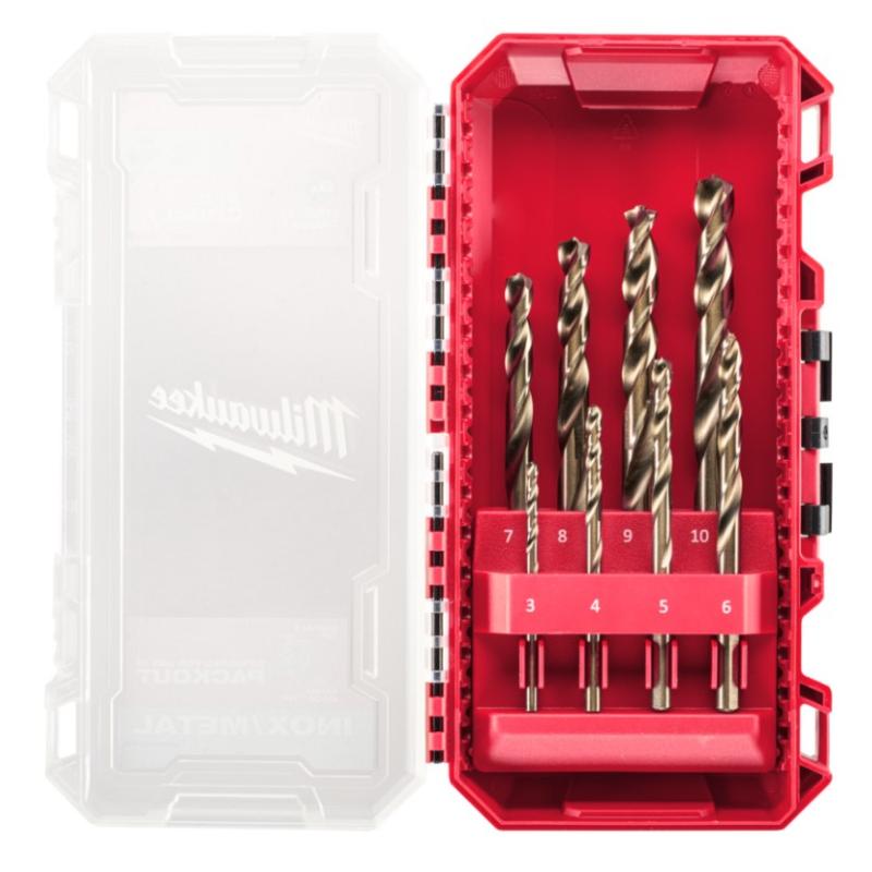 4932499256 - Zestaw wierteł do metalu HSS-G Red Cobalt, 3 - 10 mm (8 szt.)