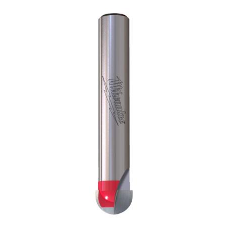 4932500968 - Carbide-tipped wood rounding cutter, 8 mm shank, R4.75, 9.5 x 6.2/50.8 mm