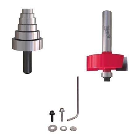 4932500999 - Carbide-tipped wood rebating cutter, 8 mm shank, 34.9 x 12.7 mm