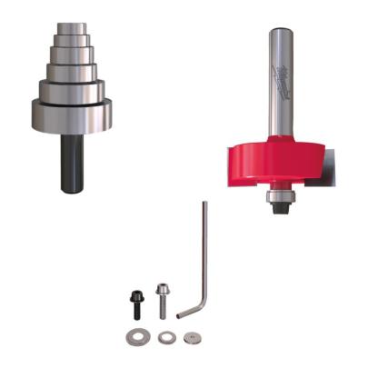 4932500999 - Carbide-tipped wood rebating cutter, 8 mm shank, 34.9 x 12.7 mm
