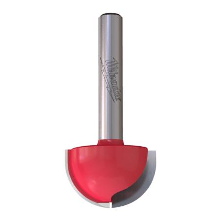 4932500974 - Carbide-tipped wood rounding cutter, 8 mm shank, R15, 30 x 19/63.5 mm
