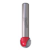 4932500969 - Carbide-tipped wood rounding cutter, 8 mm shank, R6.35, 12.7 x 9.3/50.8 mm