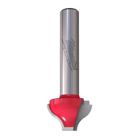 4932500963 - Decorative carbide-tipped wood router bit, 8 mm shank, R3.2, 19/6.35 x 13/68 mm