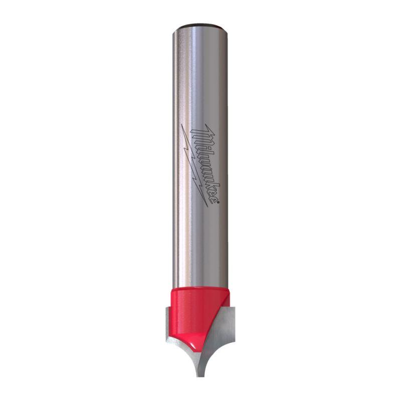 4932500962 - Decorative carbide-tipped wood router bit, 8 mm shank, R5, 10/1.3 x 10/50 mm
