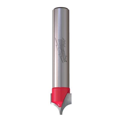 4932500962 - Decorative carbide-tipped wood router bit, 8 mm shank, R5, 10/1.3 x 10/50 mm