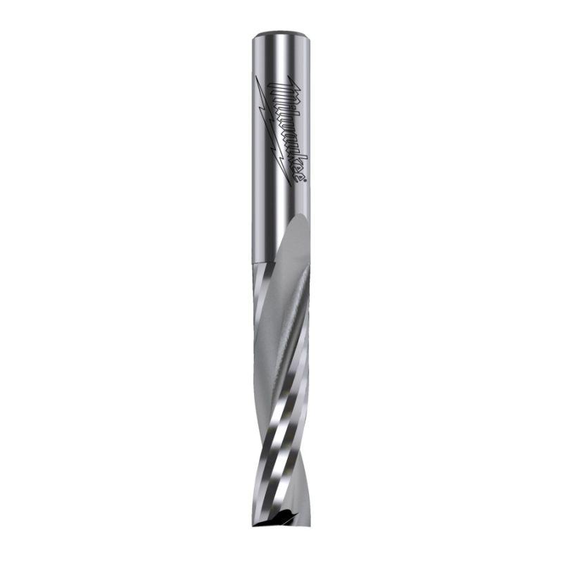 4932500918 - Carbide-tipped spiral wood router bit, 12 mm shank, 12 x 52/100 mm
