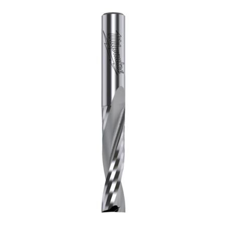 4932500918 - Carbide-tipped spiral wood router bit, 12 mm shank, 12 x 52/100 mm