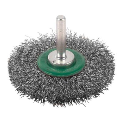 4932501708 - S6 wire wheel brush, 70x9 mm, crimped stainless steel, 0.3 mm, for spindle grinders (3 pcs.)