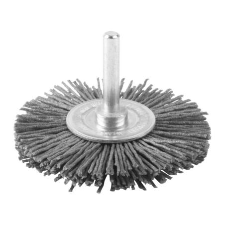 4932501713 - S6 wire wheel brush, 70x12 mm, fluted silicon carbide, grit 120, 1.1 mm, for spindle grinders (3 pcs.)