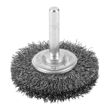 4932501703 - S6 wire disc brush, 50x11 mm, crimped steel 0.3 mm, for angle grinders (3 pcs.)