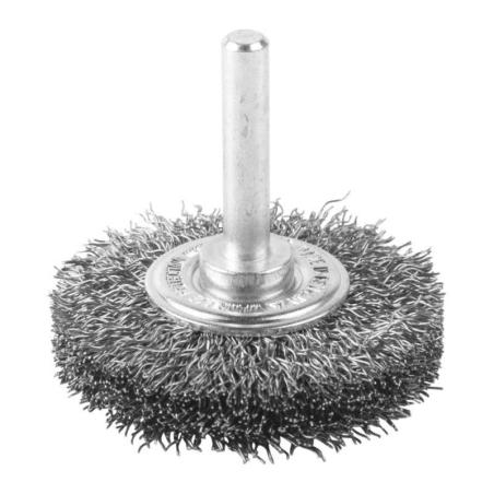 4932501704 - S6 wire disc brush, 50x11 mm, 0.3 mm crimped stainless steel, for spindle grinders (3 pcs.)