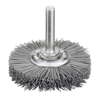 4932501712 - Szczotka druciana tarczowa S6, 50x10 mm węglik krzemu karbowany gr. 320, 0,6mm do szlifierek trzpieniowych (3 szt.)