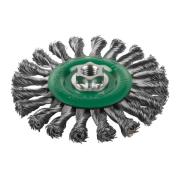 4932501741 - M14 wire brush disc, 125x14 mm, 0.5 mm stainless steel wire, for 115 and 125 mm angle grinders (1 pc.)