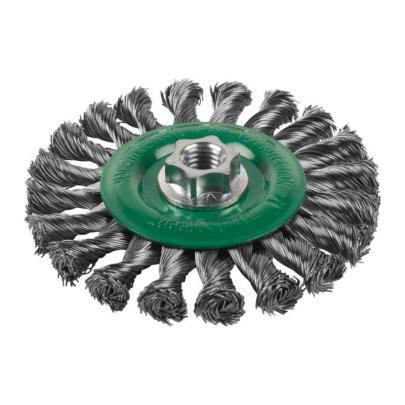 4932501739 - M14 wire brush disc, 115x14 mm, 0.5 mm stainless steel wire brush for 115 and 125 mm angle grinders (1 pc.)