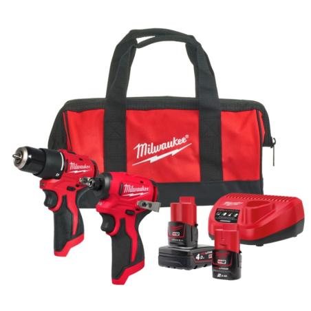 M12 BLPP2B-422B - M12™ POWERPACK Kit, M12 BLPDRC, M12 BLIDRC, 1 x 4.0 Ah and 1 x 2.0 Ah, in a bag, 4933500425