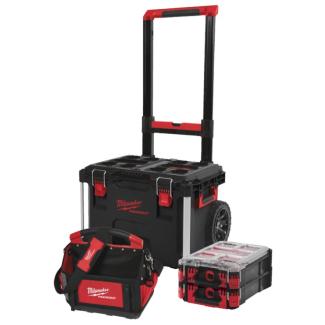 4932500653 - Zestaw PACKOUT™ 1, skrzynia na kółkach + torba narzędziowa 40 cm + 2 organizery średnie