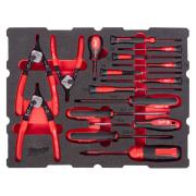 4932501876 - Screwdriver and pliers module for PACKOUT drawer rings (44 pcs.), foam insert