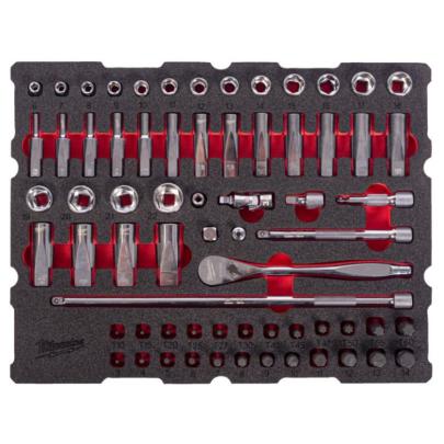 4932501868 - 3/8" Socket and Accessory Module for PACKOUT drawers, 6 - 22 mm (67 pcs.), foam insert