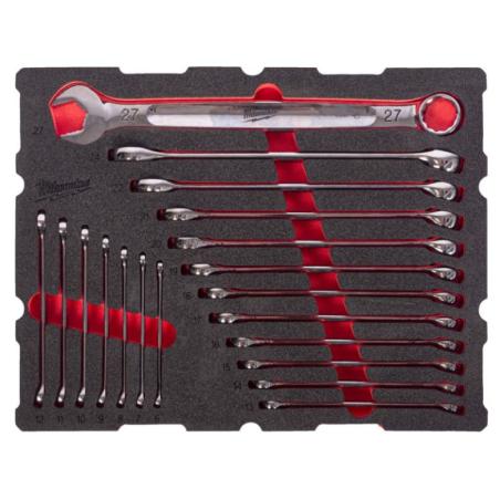 4932501871 - PACKOUT Drawer Combination Wrenches Module, 6 - 27 mm (19 pcs.), foam insert