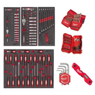 4932499473 - Zestaw 170 narzędzi uniwersalnych w 4 modułach do wózków narzędziowych
