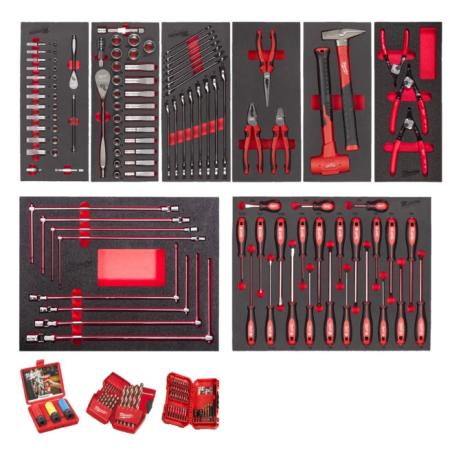 4932499474 - Set of 172 automotive tools in 8 modules for tool carts
