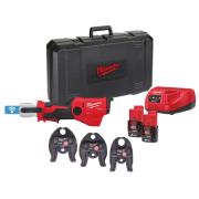 M12 ONEHPT-202C U-SET - 12 V Subcompact Pipe Crimper, FORCE LOGIC™, in a case, 2 x 2.0 Ah + charger, 4933481037