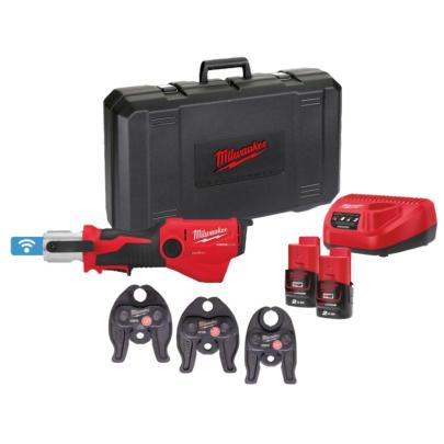 M12 ONEHPT-202C U-SET - 12 V Subcompact Pipe Crimper, FORCE LOGIC™, in a case, 2 x 2.0 Ah + charger, 4933481037