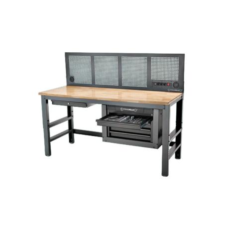 PR85010630 - Stół warsztatowy WB 630 z drewnianym blatem 2m + szuflada 93 TOP BOX