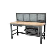 PR85010630 - Stół warsztatowy WB 630 z drewnianym blatem 2m + szuflada 93 TOP BOX