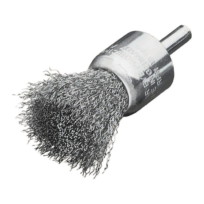 4932501724 - S6 wire brush, 30x25x68 mm, crimped steel, 0.3 mm, for spindle grinders (3 pcs.)