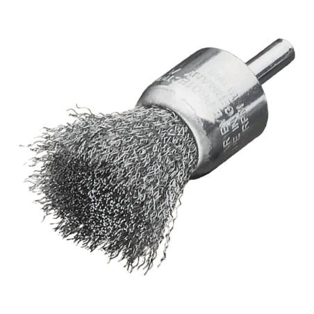 4932501724 - S6 wire brush, 30x25x68 mm, crimped steel, 0.3 mm, for spindle grinders (3 pcs.)