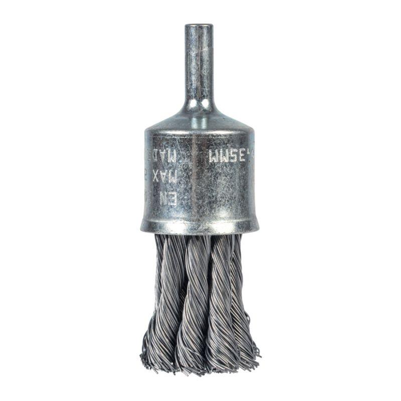 4932501732 - S6 wire brush, 22x28x72 mm, bound steel, 0.35 mm, for spindle grinders (3 pcs.)