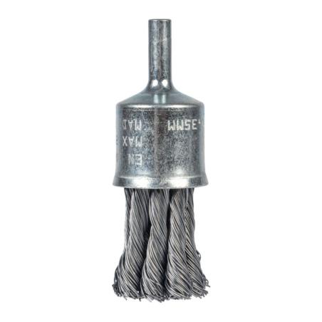 4932501732 - S6 wire brush, 22x28x72 mm, bound steel, 0.35 mm, for spindle grinders (3 pcs.)