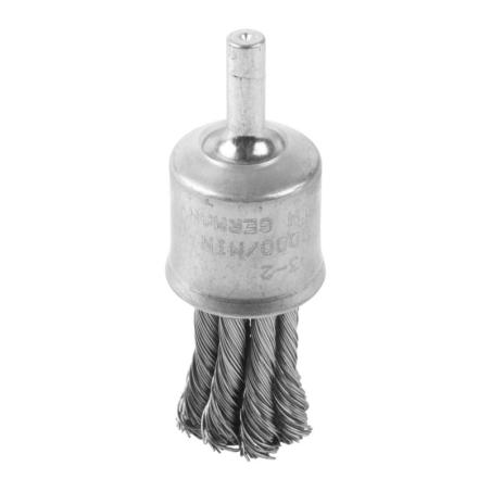 4932501733 - S6 wire brush, 22x28x72 mm, bound stainless steel, 0.35 mm, for spindle grinders (3 pcs.)