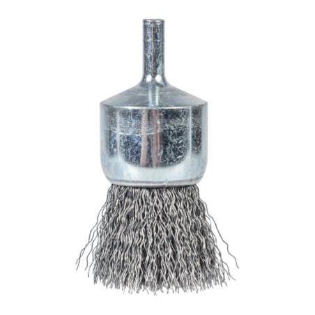 4932501723 - S6 wire brush, 22x25x68 mm, crimped stainless steel 0.3 mm, for spindle grinders (3 pcs.)