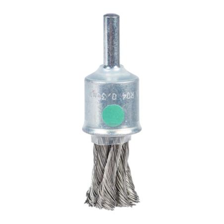 4932501731 - S6 wire brush, 19x28x72 mm, bound stainless steel, 0.35 mm, for spindle grinders (3 pcs.)