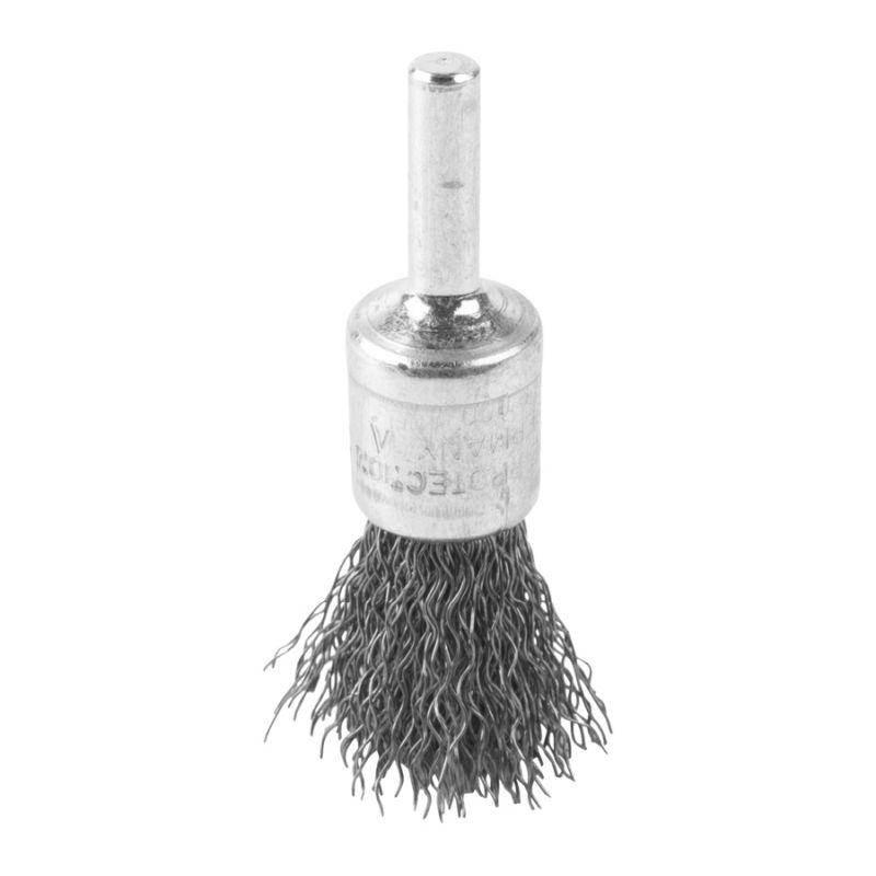 4932501720 - S6 wire brush, 17x20x65 mm, crimped steel, 0.3 mm, for spindle grinders (3 pcs.)
