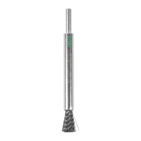 4932501727 - S6 wire brush, 12x20x120 mm, 0.3 mm crimped stainless steel for spindle grinders (3 pcs.)