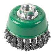 4932501736 - M14 cup wire brush, 65 x 18 mm, bonded stainless steel, 0.5 mm, for 115 and 125 mm grinders (1 pc.)