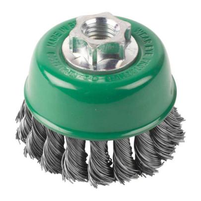 4932501736 - M14 cup wire brush, 65 x 18 mm, bonded stainless steel, 0.5 mm, for 115 and 125 mm grinders (1 pc.)
