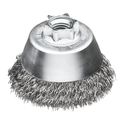 4932501750 - M14 cup wire brush, 65 mm, crimped steel, 0.35 mm, for 115 and 125 mm grinders (1 pc.)