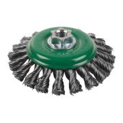 4932501747 - M14 conical wire brush, 115 x 12 mm, bonded stainless steel, 0.5 mm, for 115 and 125 mm grinders (1 pc.)