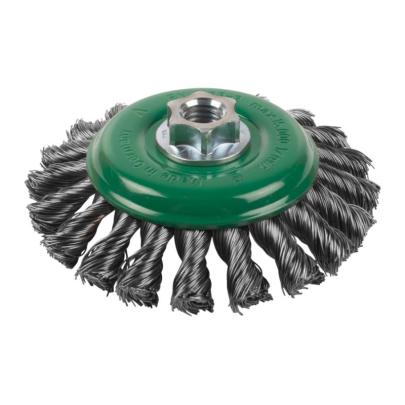 4932501747 - M14 conical wire brush, 115 x 12 mm, bonded stainless steel, 0.5 mm, for 115 and 125 mm grinders (1 pc.)
