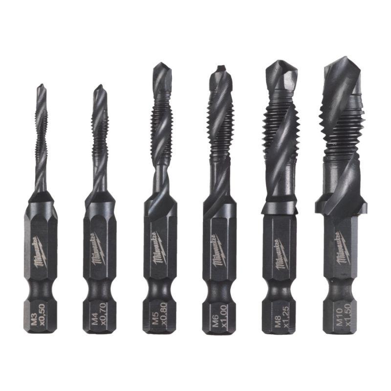 4932498267 - 1/4" HSG-G combo tap set, M3 - M10 (6 pcs.)