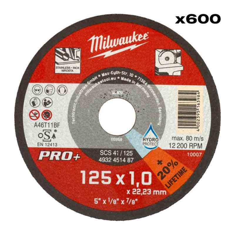 4932500580 - PRO+ thin metal cutting disc 125 x 1 x 22.2 mm (600 pcs.)