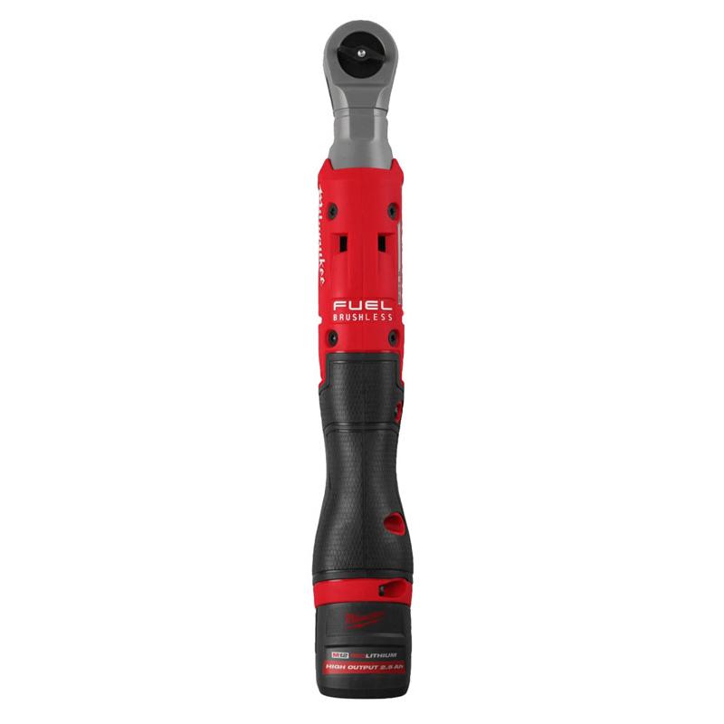 M12 FIR12G2-252B - 1/2" Ratchet, 12 V, 2.5 Ah, FUEL™, in a bag, with 2 batteries and a charger, 4933498940
