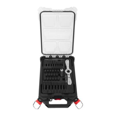 4932498721 - Zestaw gwintowników i narzynek Hex-LOK™ 2 w 1 w organizerze PACKOUT™, M3 x 0,5 mm - M12 x 1,75 mm (38 szt.)