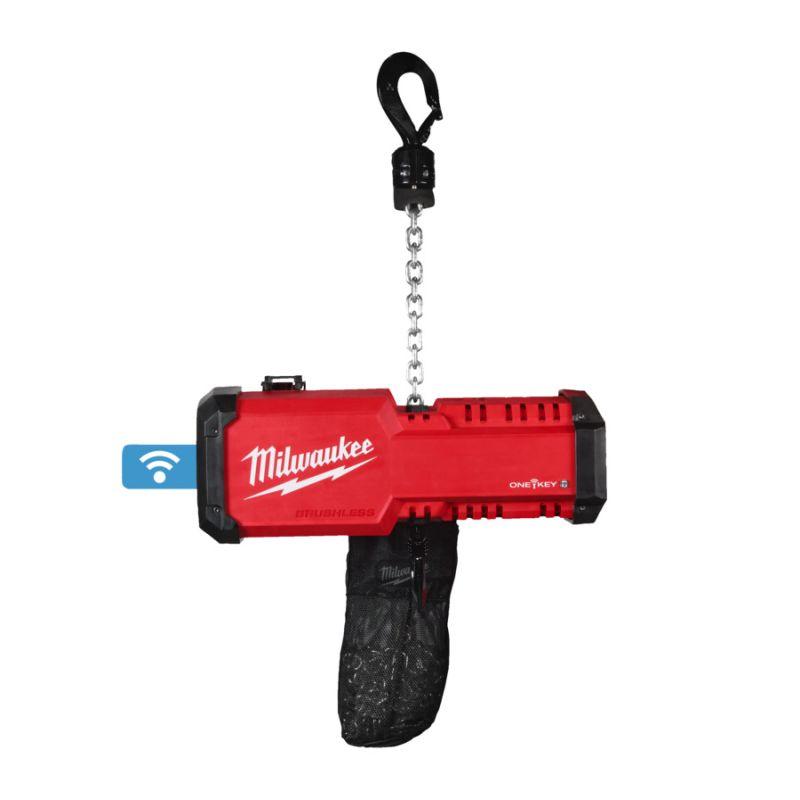 M18 BLCHTO-121 - 1-ton brushless chain hoist, 18 V, 12.0 Ah, ONE-KEY™, with battery and charger, 4933500224